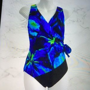 Longitude One Piece Bathing Swim Suit.